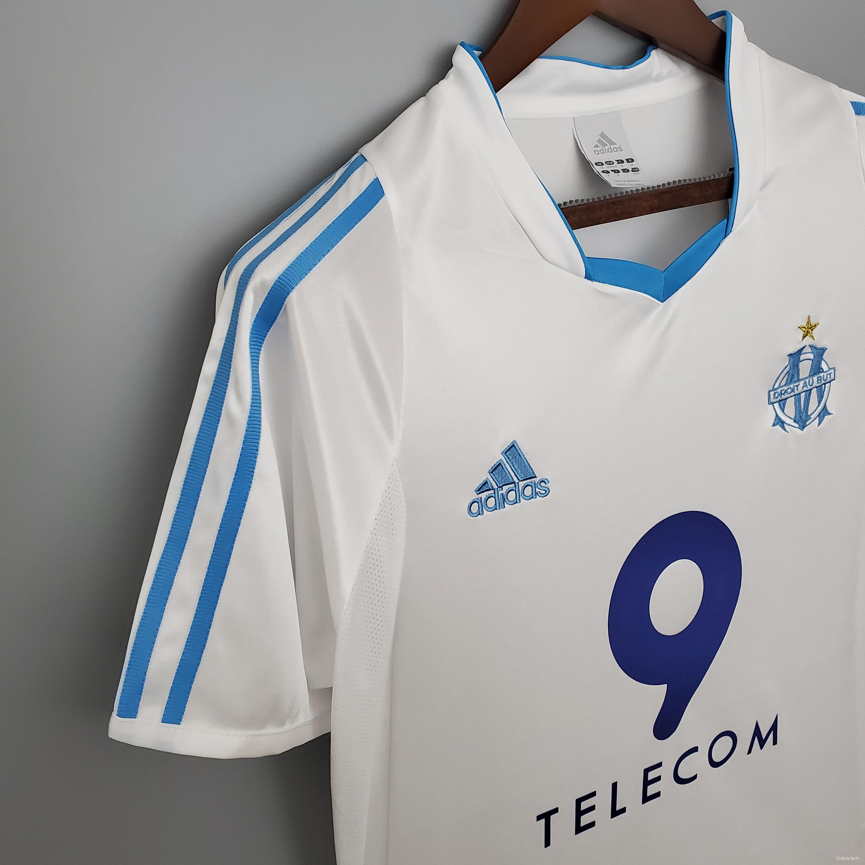 Retro 02/03 Marseille home Soccer Jersey