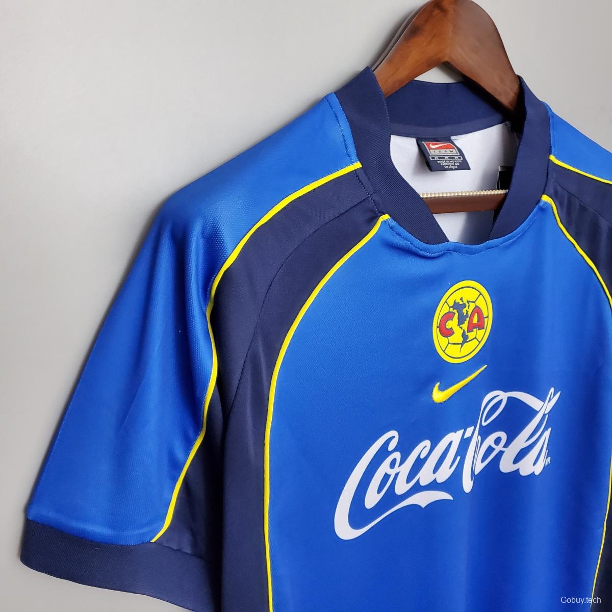 Retro 01/02 Club America away Soccer Jersey