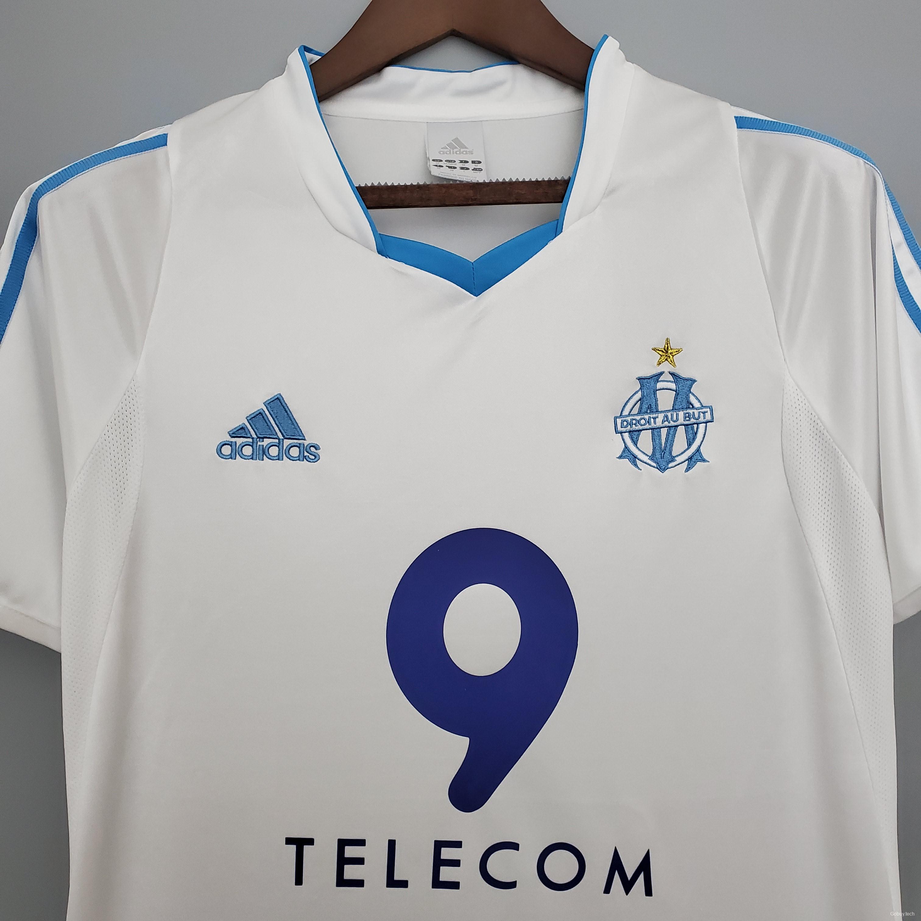 Retro 02/03 Marseille home Soccer Jersey