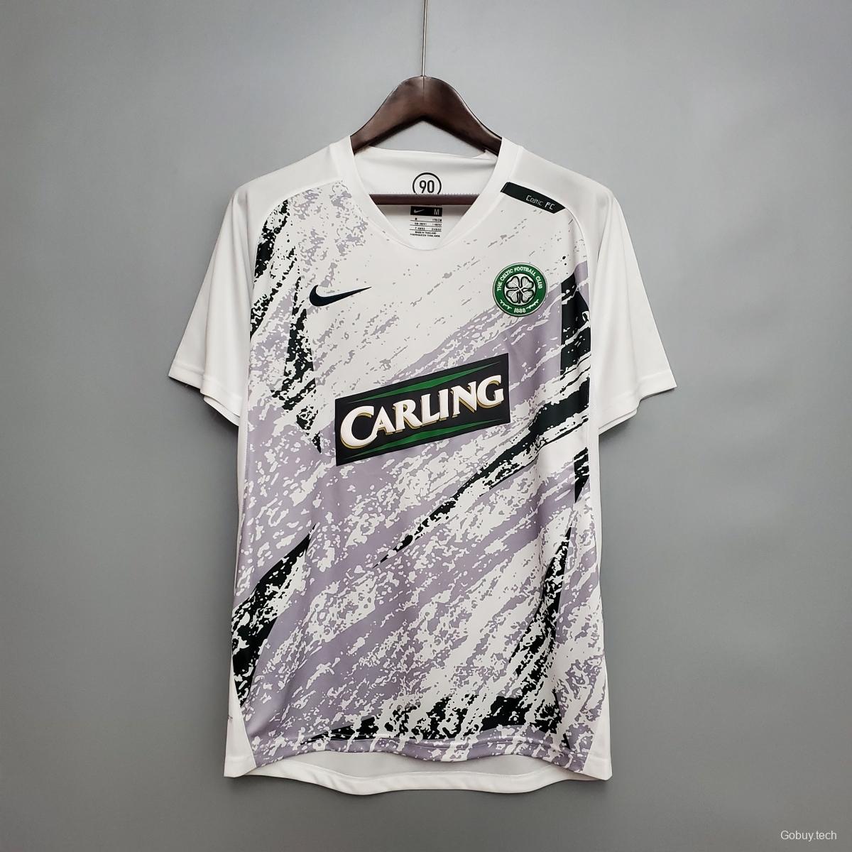 Retro 07/08 Celtic away white Soccer Jersey