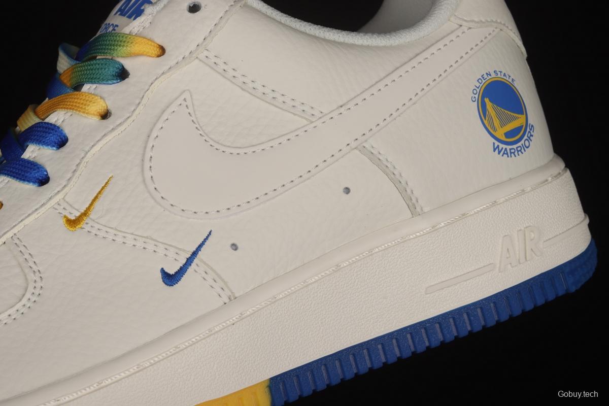 NIKE Air Force 11607 Low Milan Yellow Golden State Warriors City limits Air Force low-top casual board shoes GS6638-150