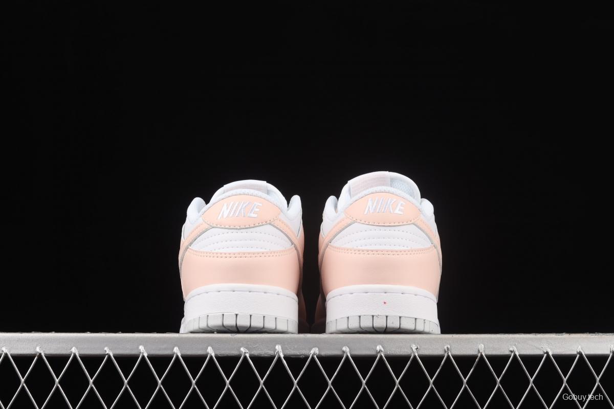 NIKE DUNK Low Next Nature white and pink SB rebound fashion casual board shoes DD1873-100