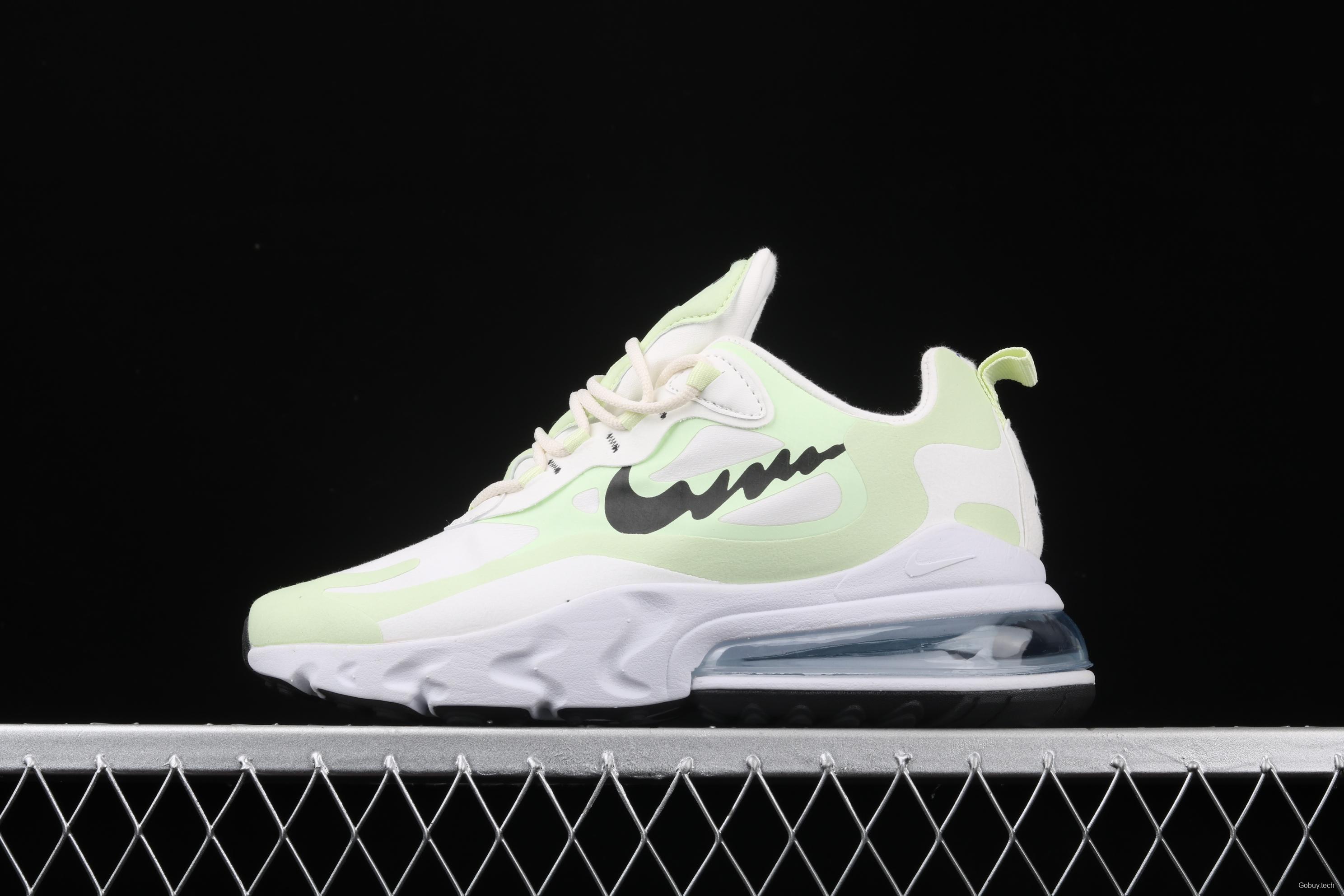 NIKE Air Max 270React Bauhaus new high-frequency mesh function half-palm air cushion cushioning running cloth shoes AO4971-206