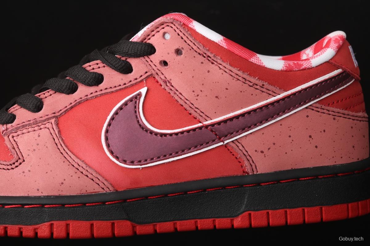 Concepts x NIKE DUNK Low Pro SB Red Lobster red lobster with full head layer 313170-661