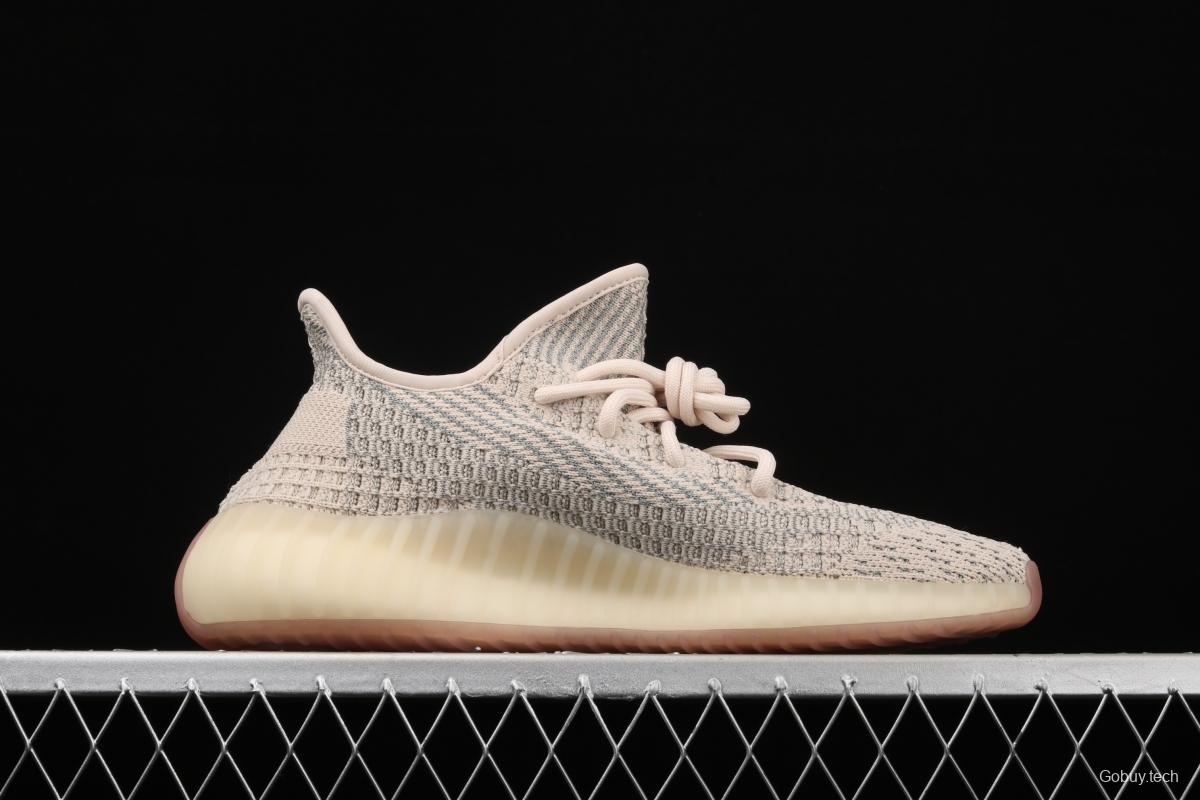 Adidas Yeezy Boost 350 V2 FW5318 Darth Coconut 350 second generation hollowed-out swan white sky star color BASF popcorn