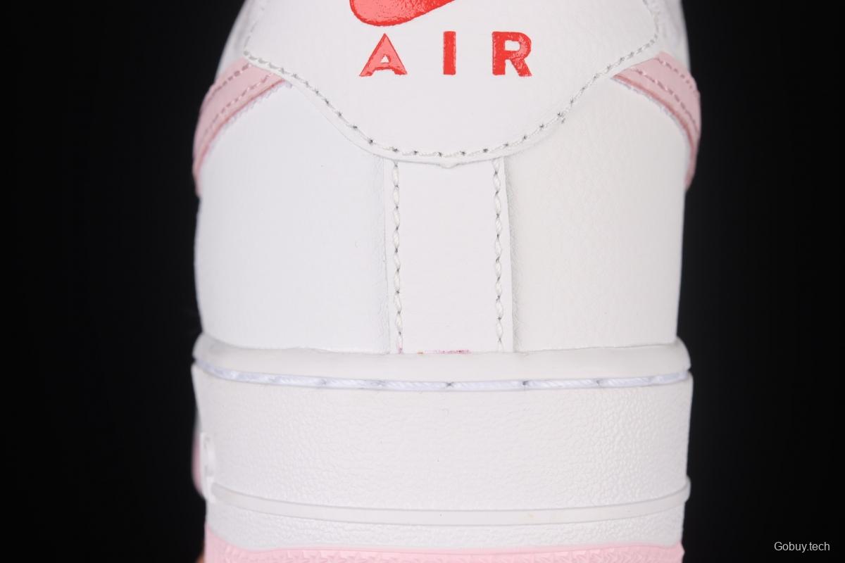 NIKE Air Force 1 Valentine's Day low-top casual board shoes DQ9320-100 for Valentine's Day