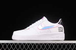 NIKE Air Force 1 Rwact QS Laser Game Pixel Hook change low-end Fashion Leisure Sports shoes DC0710-191