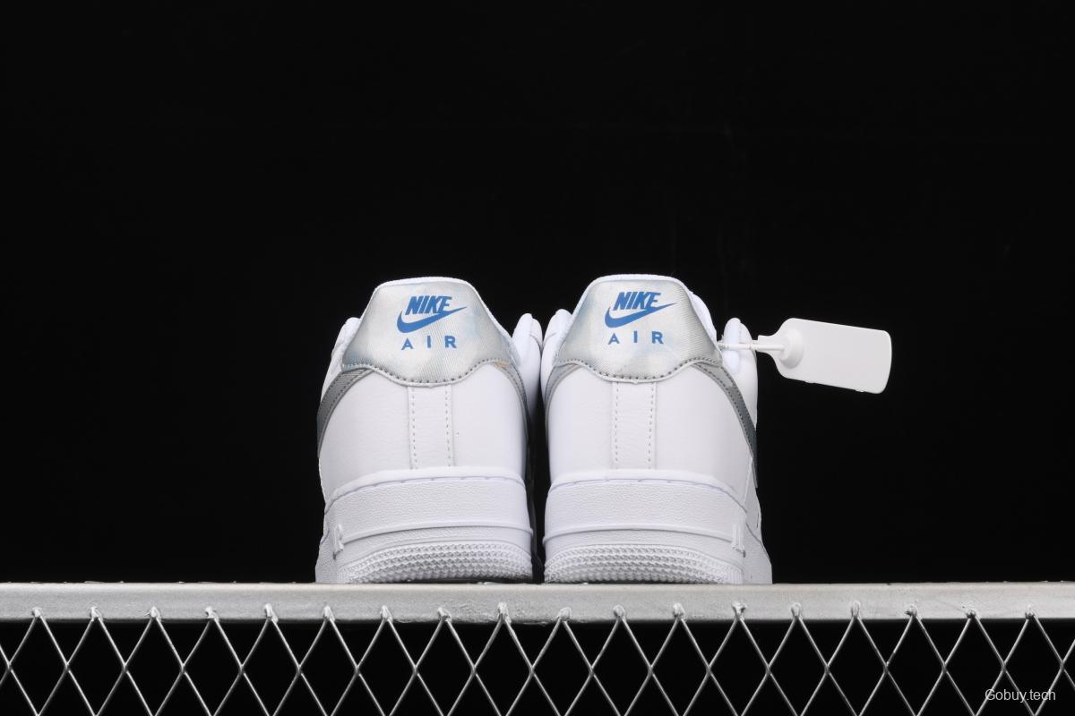 NIKE Air Force 1 Low GS white and blue dazzling haze laser low-top casual board shoes 314219-131