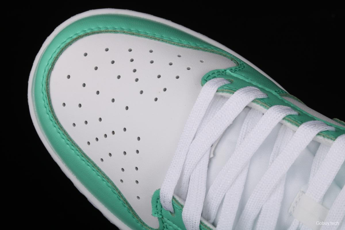 NIKE SB DUNK Low White/Green Glow Tiffany Green White Slam Dunk Series low side leisure sports skateboard shoes DD1503-105