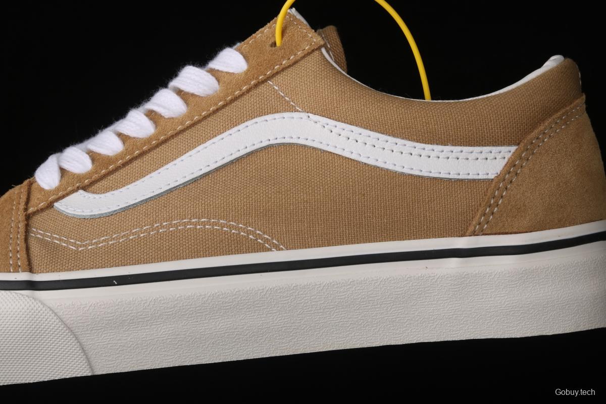 Vans Style 36 Milk Brown low upper board shoes sports board shoes VN0A38G17ZF