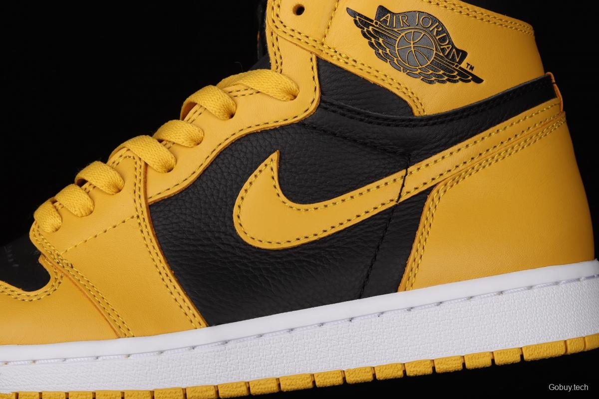 Air Jordan 1 High OG Pollen black and yellow 555088-701