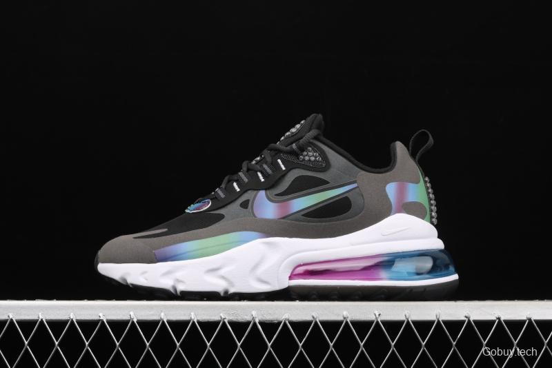 NIKE Air Max 270React new high-frequency mesh function half-palm air cushion cushioning running cloth shoes CT5064-001