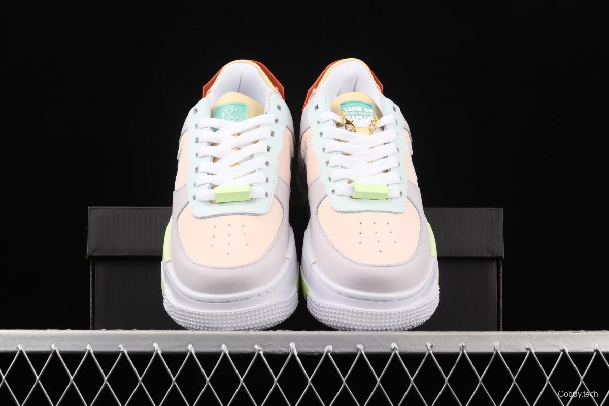 NIKE Air Force 1 Pixel deconstructs Leisure Board shoes DD2330-511L