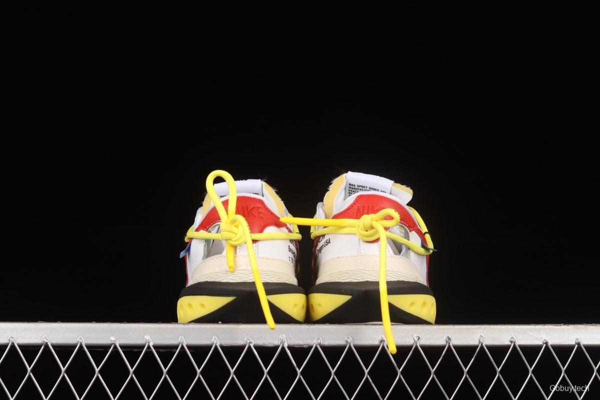 OFF-White x NIKE Blazer Low co-branded deconstruction style trailblazer low upper shoes DH7863-100