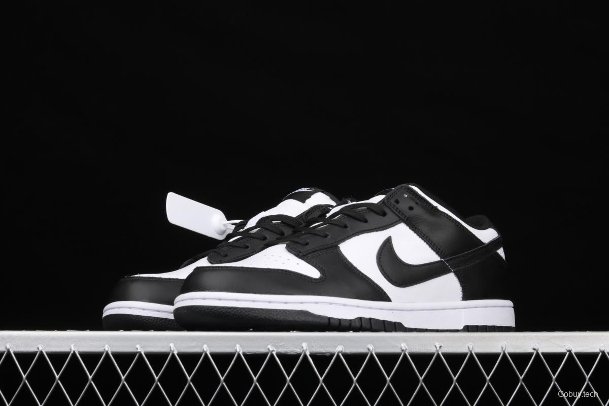 NIKE SB DUNK Low black and white panda head casual board shoes DD1391-100