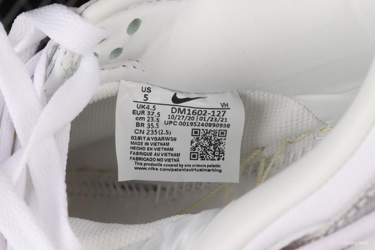 OFF-White x NIKE DUNK Low OW white and gray leisure sports skateboard shoes DM1602-127,