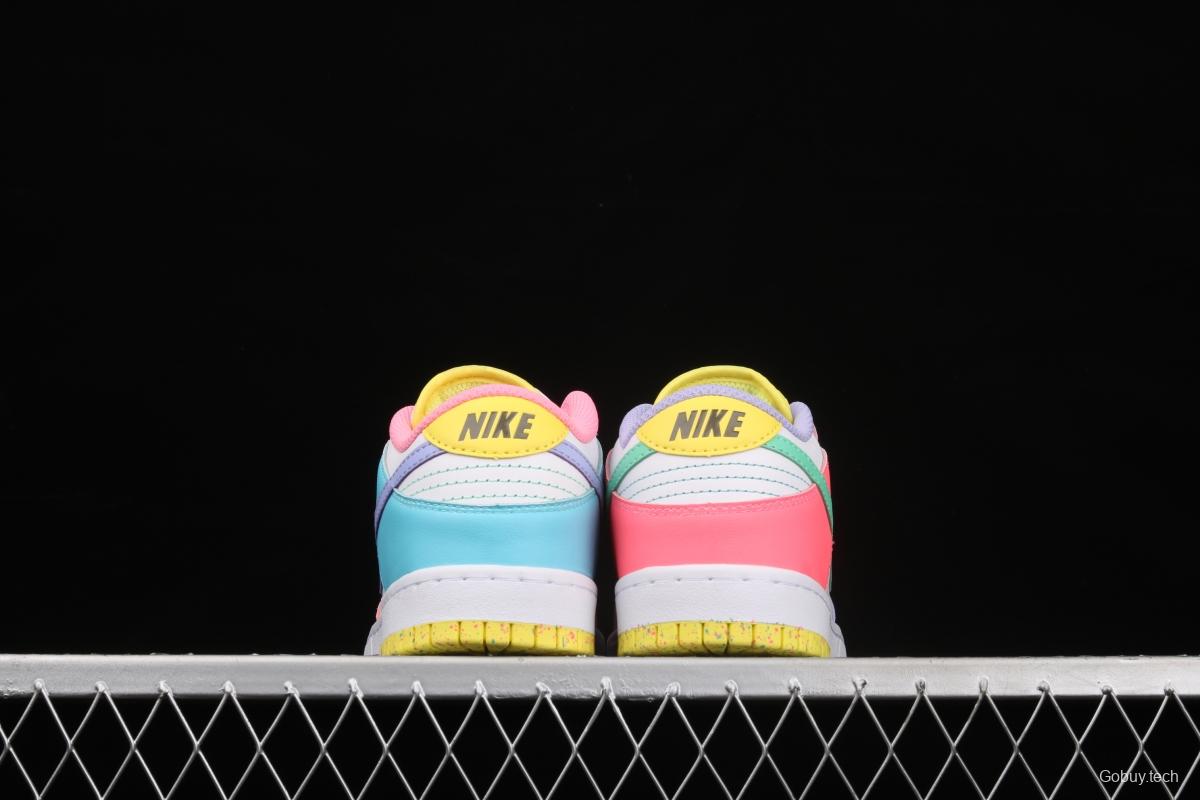 NIKE SB DUNK Low SE Candy egg / candy mandarin duck dunk series low side leisure sports skateboard shoes DD1872-100