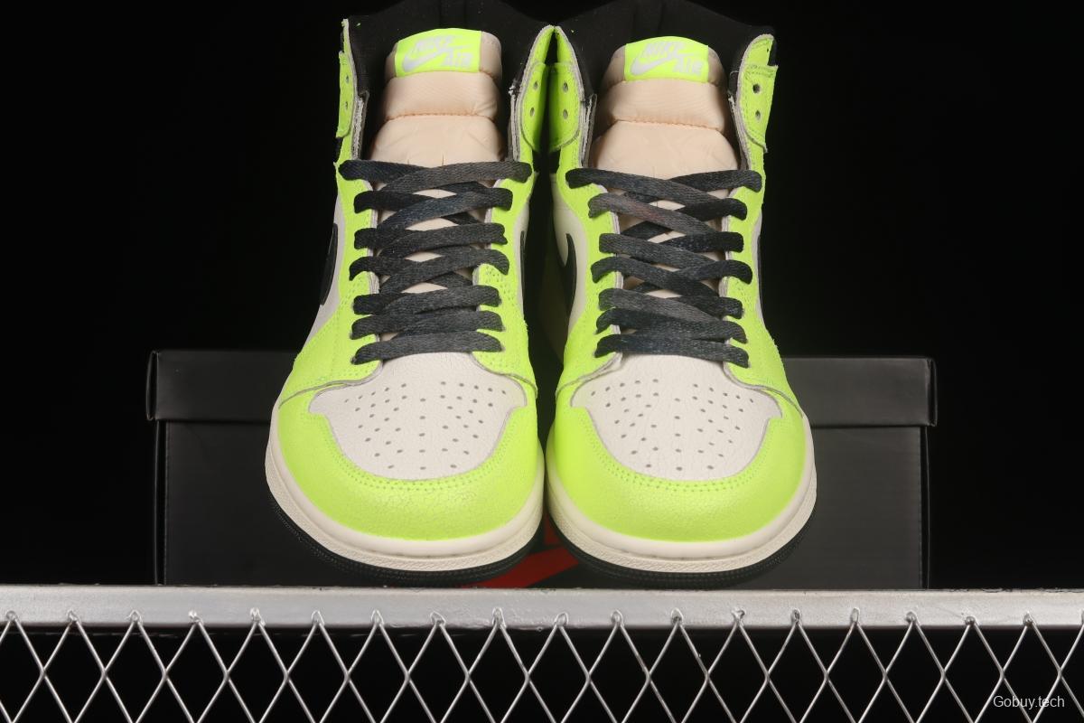 Air Jordan 1 High OG Volt Fluorescent Green 555088-702