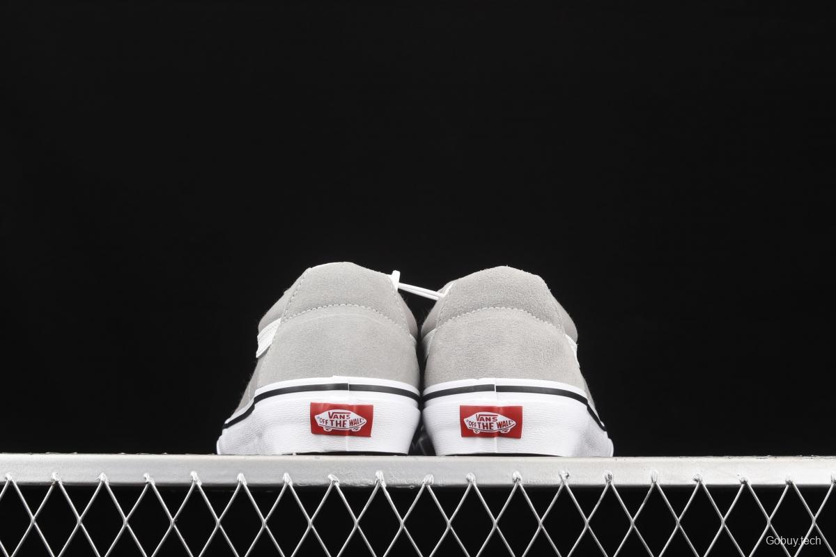 Vans SK8-Low gray side stripes low-side professional skateboard shoes VN0A4UUKIYP