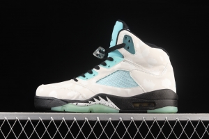 Air Jordan 5 Island Green Snow Leopard 3M reflective Allen Guo with CN2932-100s