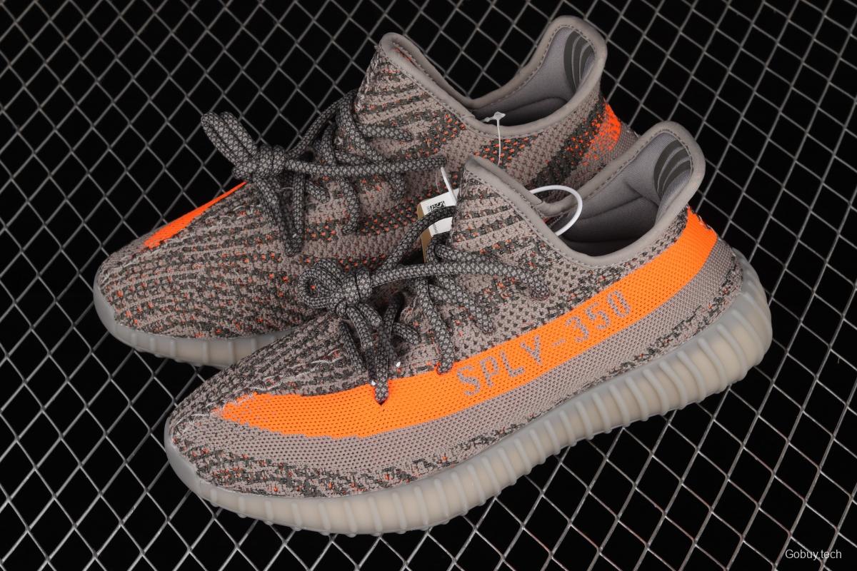 Adidas Yeezy 350 Boost V2 GW1229 Darth Coconut 350 second generation gray orange star