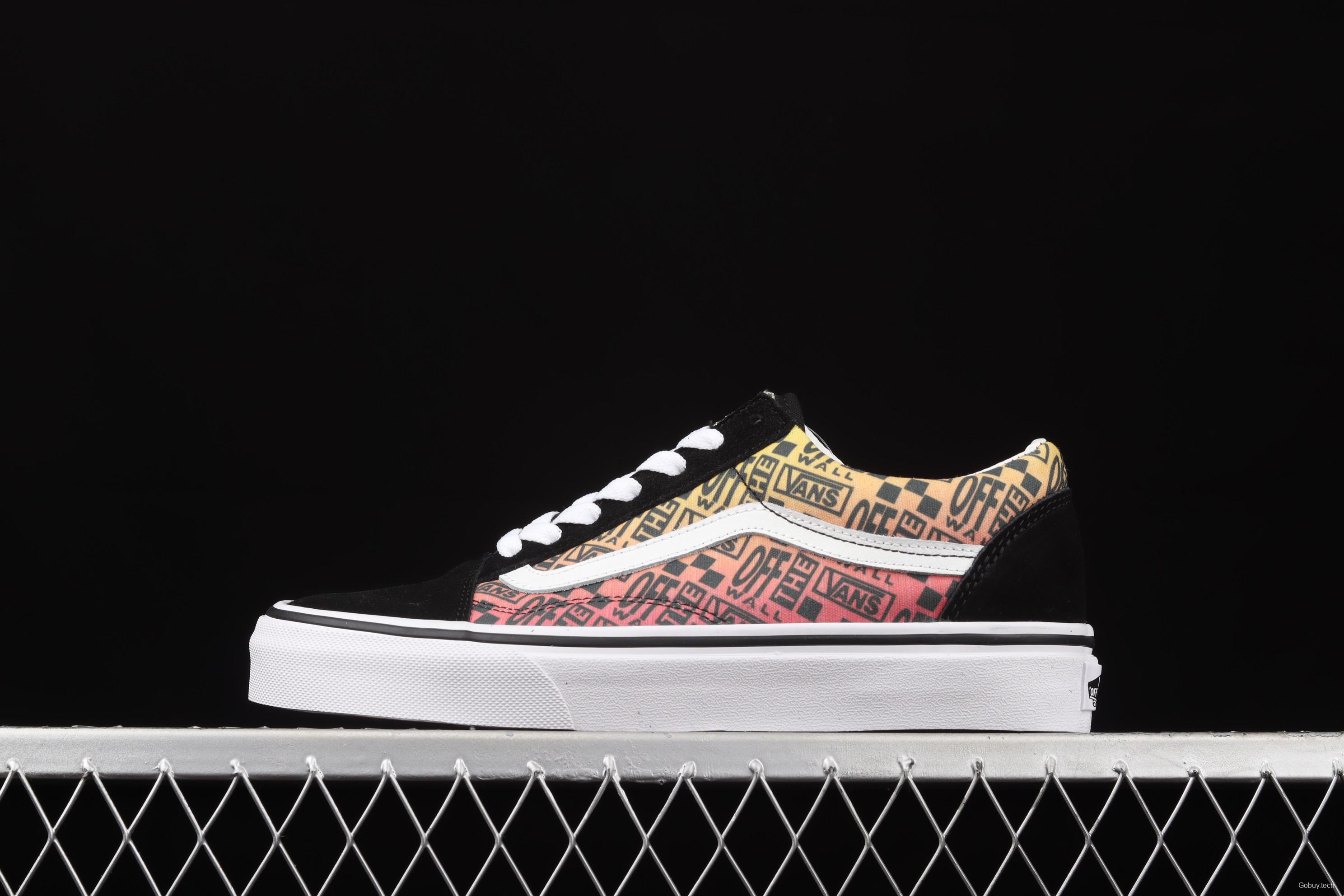 Vans Old Skool gradient color matching series low-top casual board shoes VN0A4U3B2N5