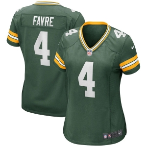 Women's Brett Favre Green Retired Player Limited Team Jersey