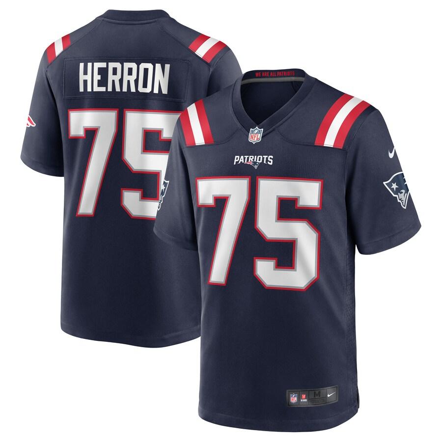 Men's Justin Herron Navy Player Limited Team Jersey