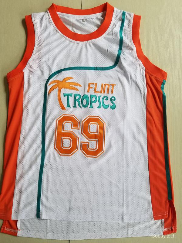 Downtown Funky Stuff Malone Flint Tropics Semi Pro Team Basketball Jersey New