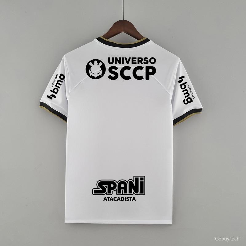 22/23 All Sponsors Corinthians Home Soccer Jersey