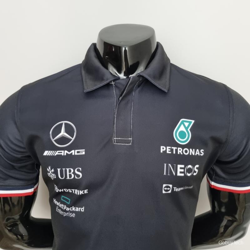 2022 F1 Formula One; Mercedes Benz #63 Polo Black