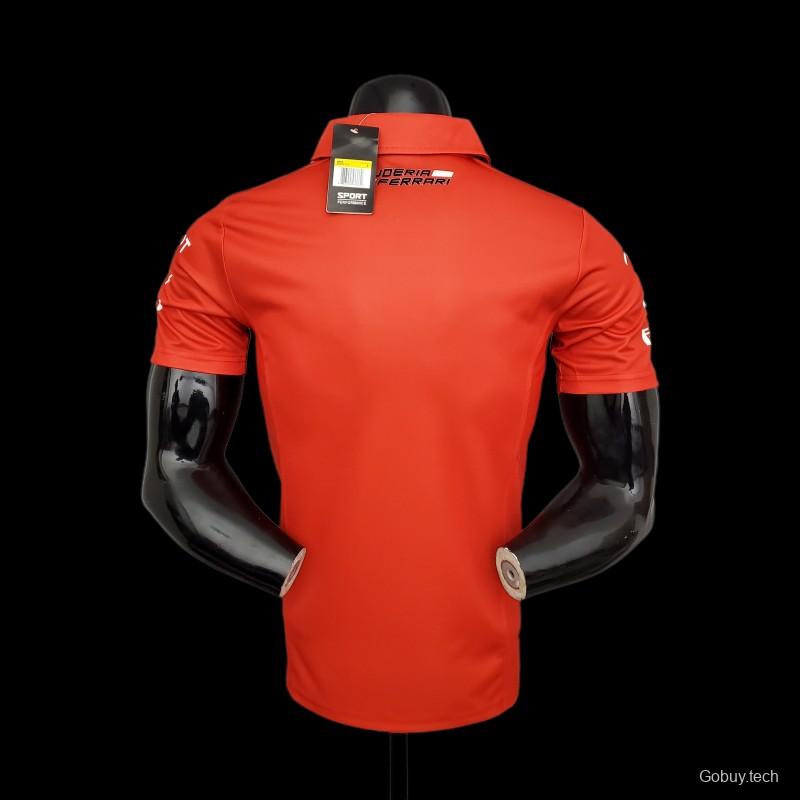 F1 Formula One; Ferrari Racing Suit Polo Red 