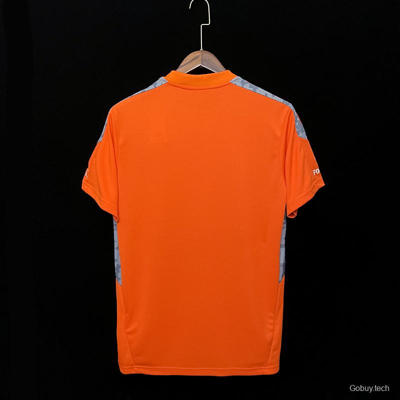 22/23 Chile Universidad De Goalkeeper Orange Jersey