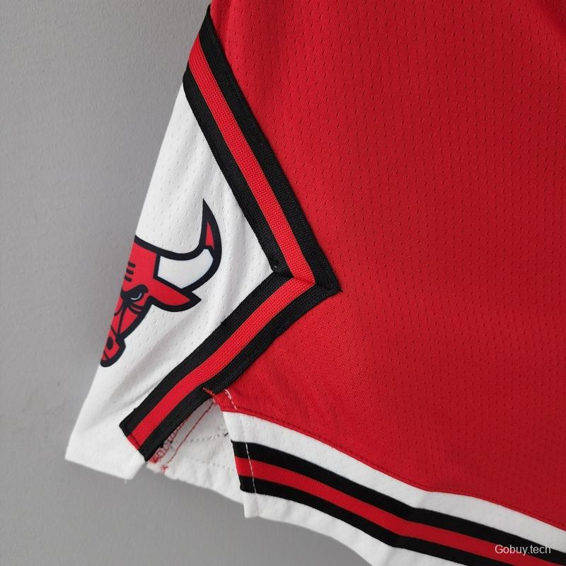 Chicago Bulls Red NBA Shorts 