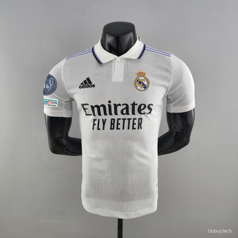 Player Version 22/23 14 Champions Edition Real Madrid Home Soccer Jersey