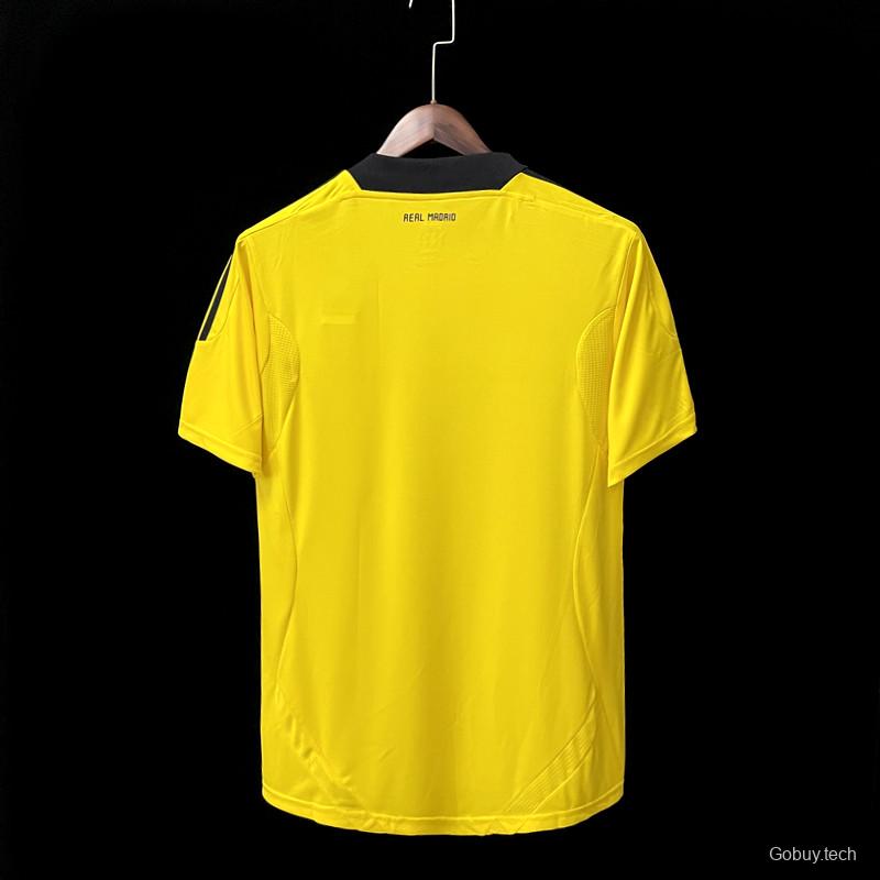 Retro 11/12 Real Madrid Goalkeeper Yellow Jersey