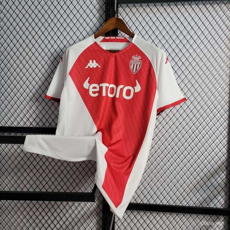 22/23 AS Monaco HOME Soccer Jersey