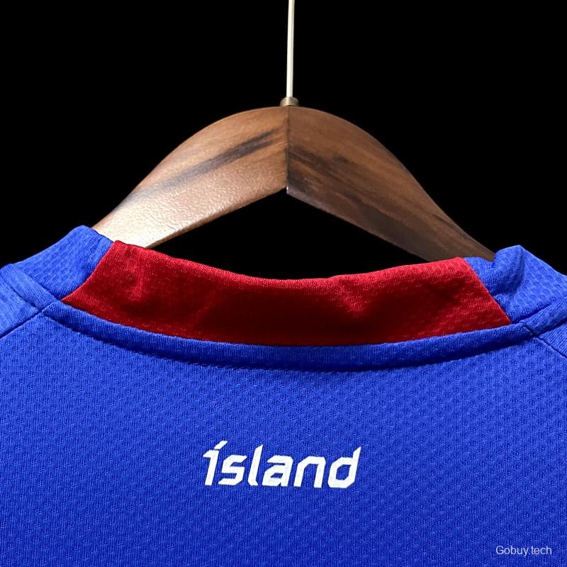 2022 Iceland Home Soccer Jersey