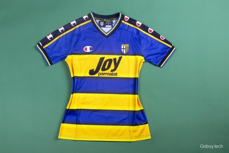 RETRO 01/02 Parma Home Soccer Jersey