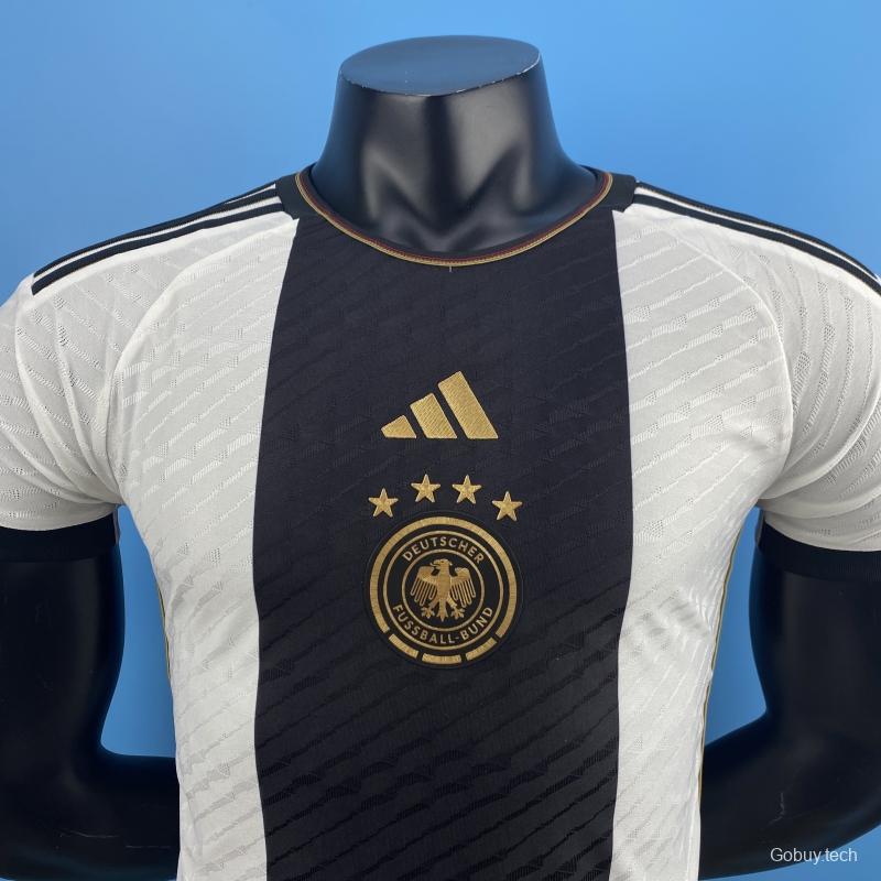 Player Version 2022 Germany Home World Cup Soccer Jersey