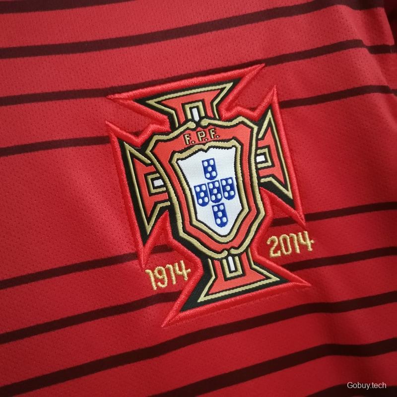 Retro 2014 Portugal Home Soccer Jersey