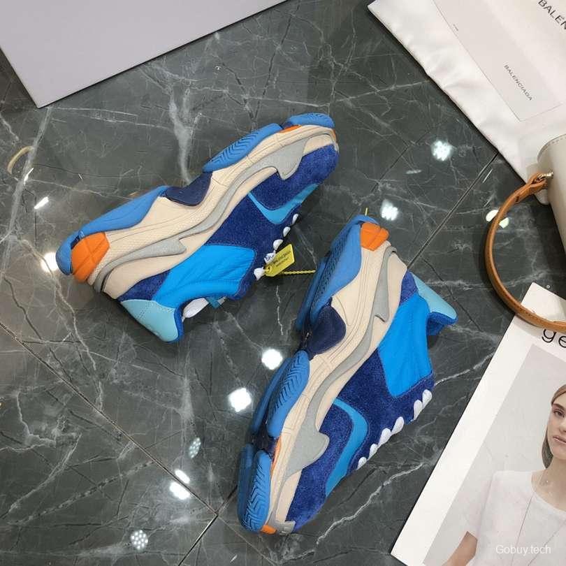 Men/Women Balenciaga Triple S Blue Sneaker Item 6380340