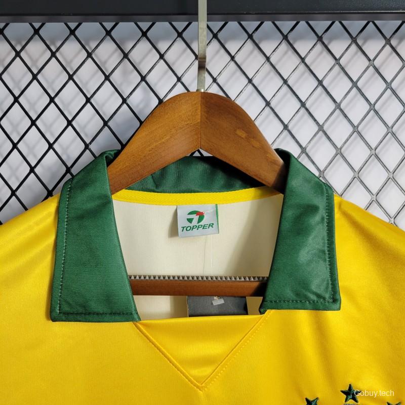 Retro 1988/1990 Brazil Home Jersey