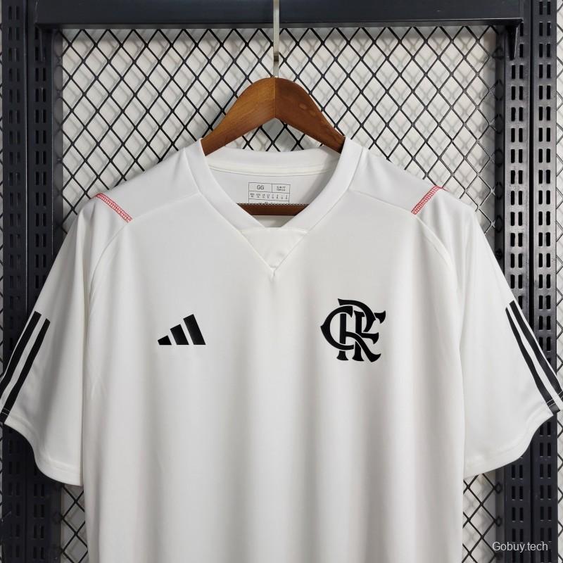 23-24 Flamengo Training White Jersey