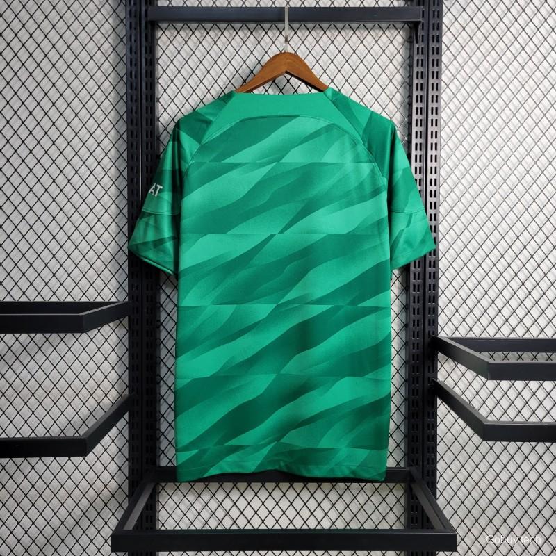 23-24 PSG Green Goalkeeper Jersey