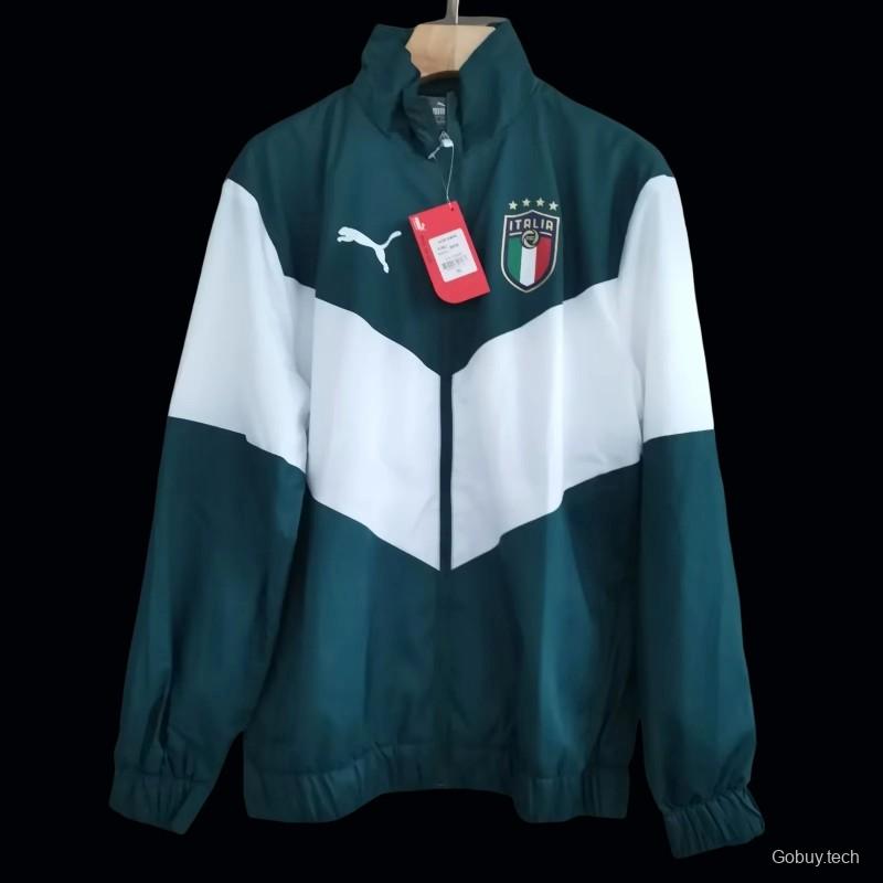 2023 Italy Dark Green Windbreaker