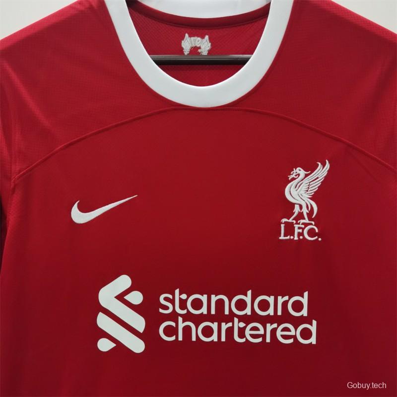 23/24 Liverpool Home Jersey With EPL Patch