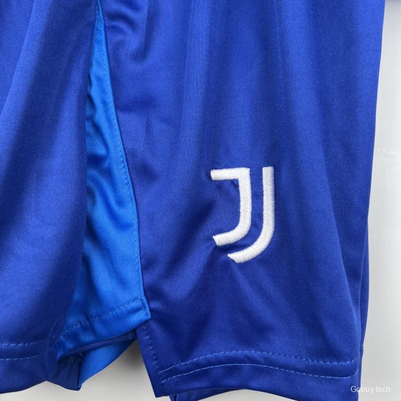 23/24 Kids Goalkeeper Juventus Blue Jersey