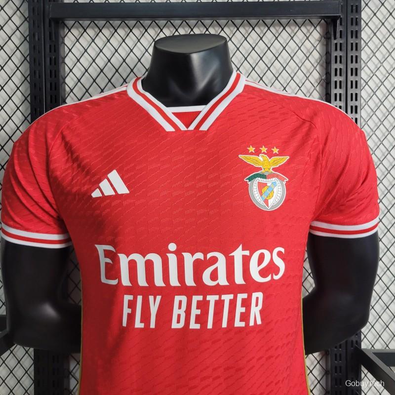 Player Version 23-24 Benfica Home Jersey