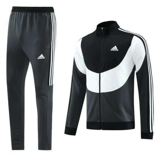 23/24 Adidas Black/White Full Zipper +Pants